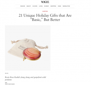 VOGUE.com featuring Roots Rose Radish